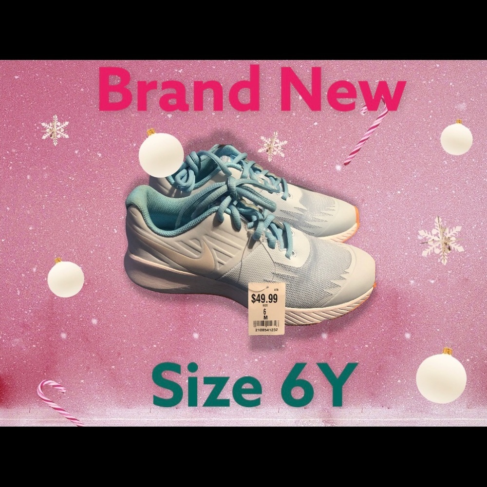 Brand New Nike Star Runner tennis shoes size 6Y
